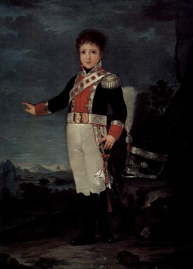 Francisco de Goya Portrat des Don Sebastian Gabriel de Borbon y Braganza oil painting image